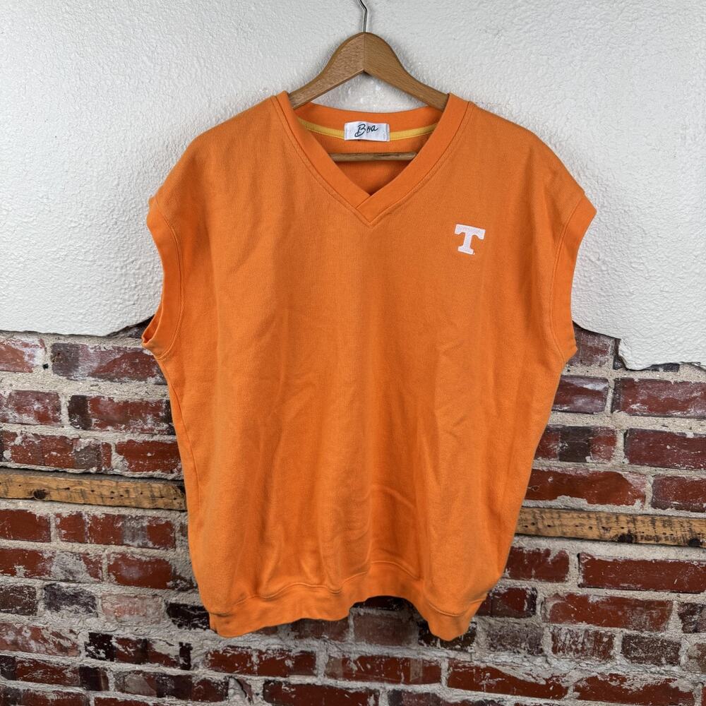 Tennessee Volunteers Sweatshirt Mens XL NCAA Football Sleeveless V Neck Vest